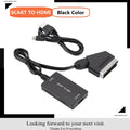 MnnWuu SCART to HDMI Converter with Cable 1080P Scart in HDMI Out HD 720P/1080P Switch Video Audio Converter Adapter for HDTV