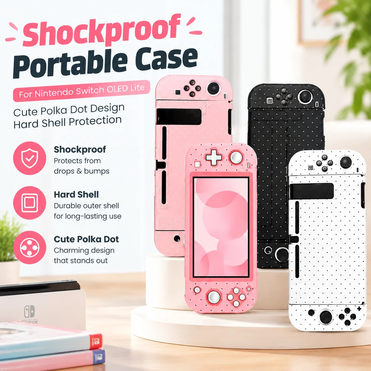 Nintendo Switch OLED EVA Hard Shell Case for Console