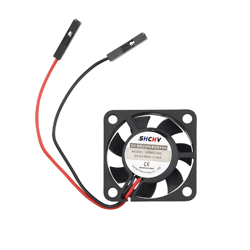 Raspberry Pi 4 Cooling Fan 30 x 30 mm Cooler Fan for Acrylic ABS Case for Raspbery Pi for Orange Pi for Retroflag Case