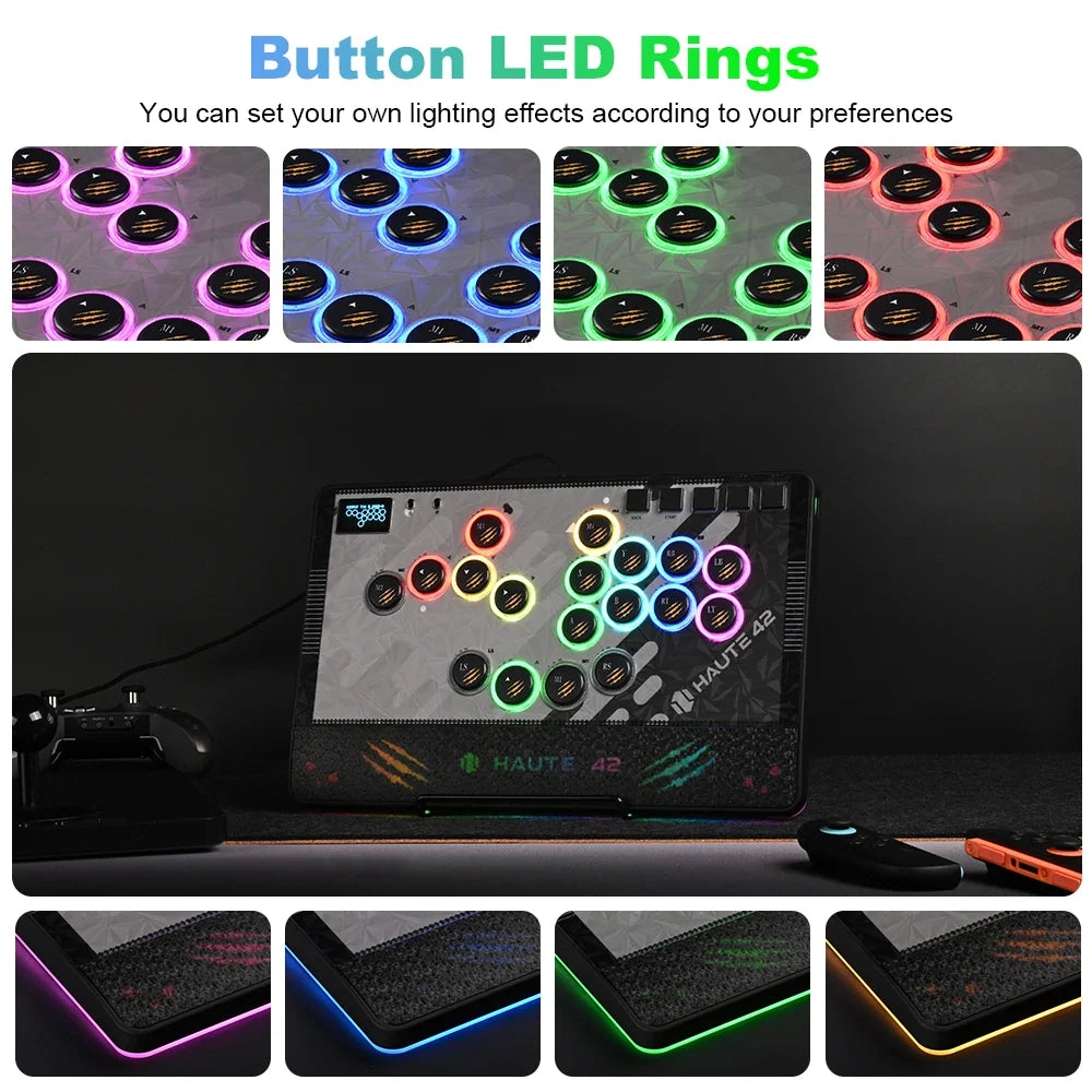 Haute42 C-AT Magnetic Leverless Hitbox Controller for PC/PS4/PS5