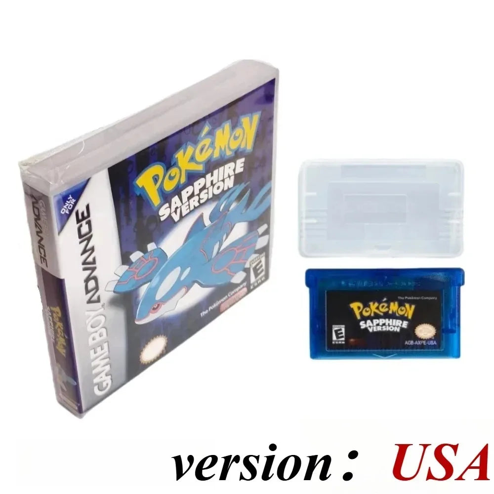 Pokémon 5-Game Reproduction Cartridge for GBA, Box Options