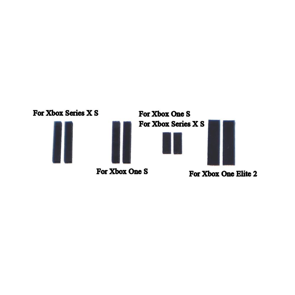 1-10Pair Shockproof Pads for Xbox Series X/S Back Shell LT RT Rubber Pads for Xbox One Slim Elite 2 Gamepad Shock Absorbers Pad