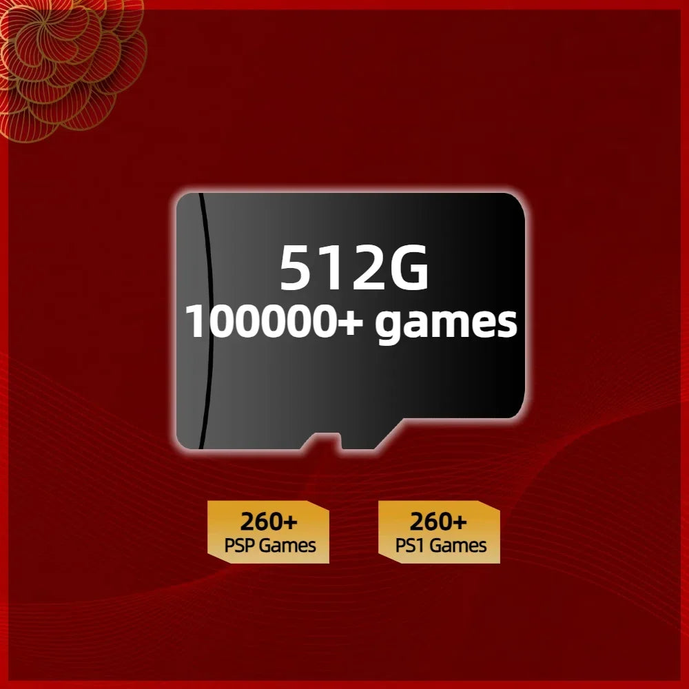 Game Card For Anbernic RG353V RG353VS Memory TF Plug&Play Pre-install Retro Games PSP PS1 SD Portable High Speed Card 1Tb 512G