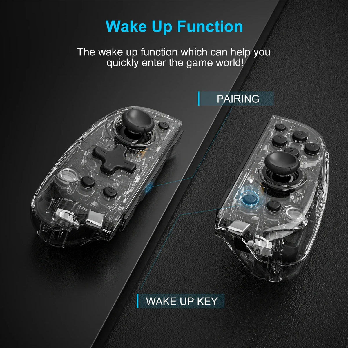 LinYuvo KS58 8 LED Joypad Wireless Controller for Switch OLED