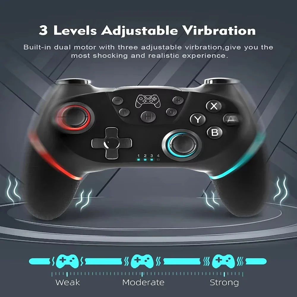 DUTRIEUX Wireless Controller for NS Lite OLED with 6-Axis Gyro