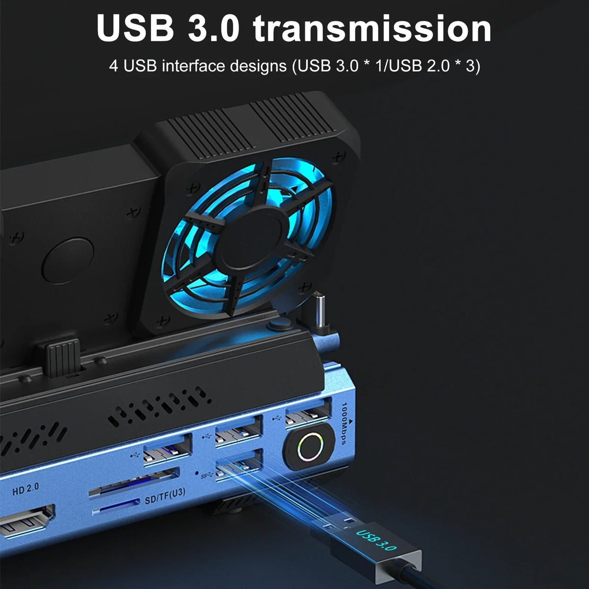 10-in-1 Dock for Nintendo Switch & Steam Deck, M.2 NVMe Box