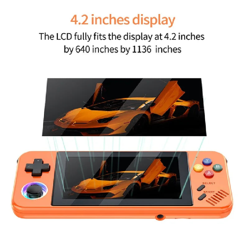 Handheld Gaming Consoles M41 Retro Game Player 4.2 Inch Hd Screen Dual‑Player 3d Ps1 Games Portable Nostalgic Home Gaming Device