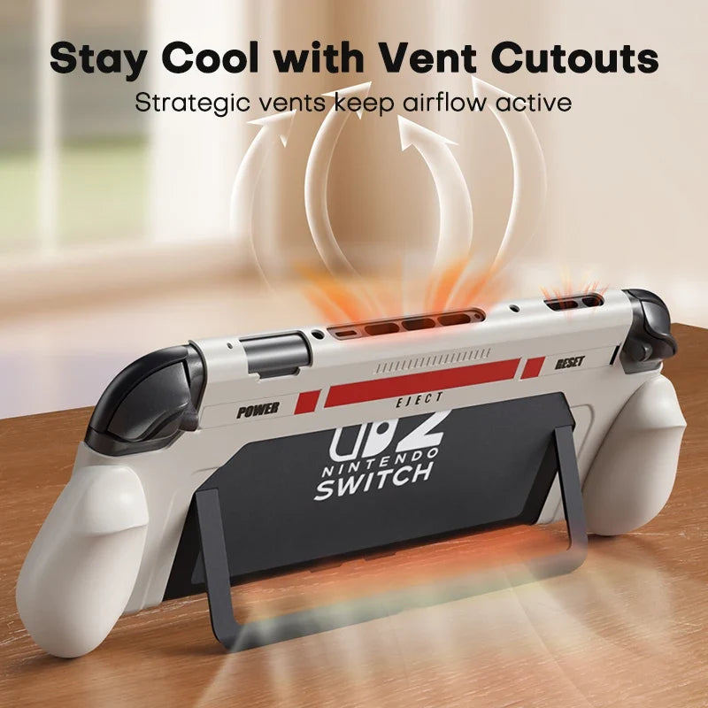 Tuodes Grip Case for Nintendo Switch 2 Retro 3-in-1 Split