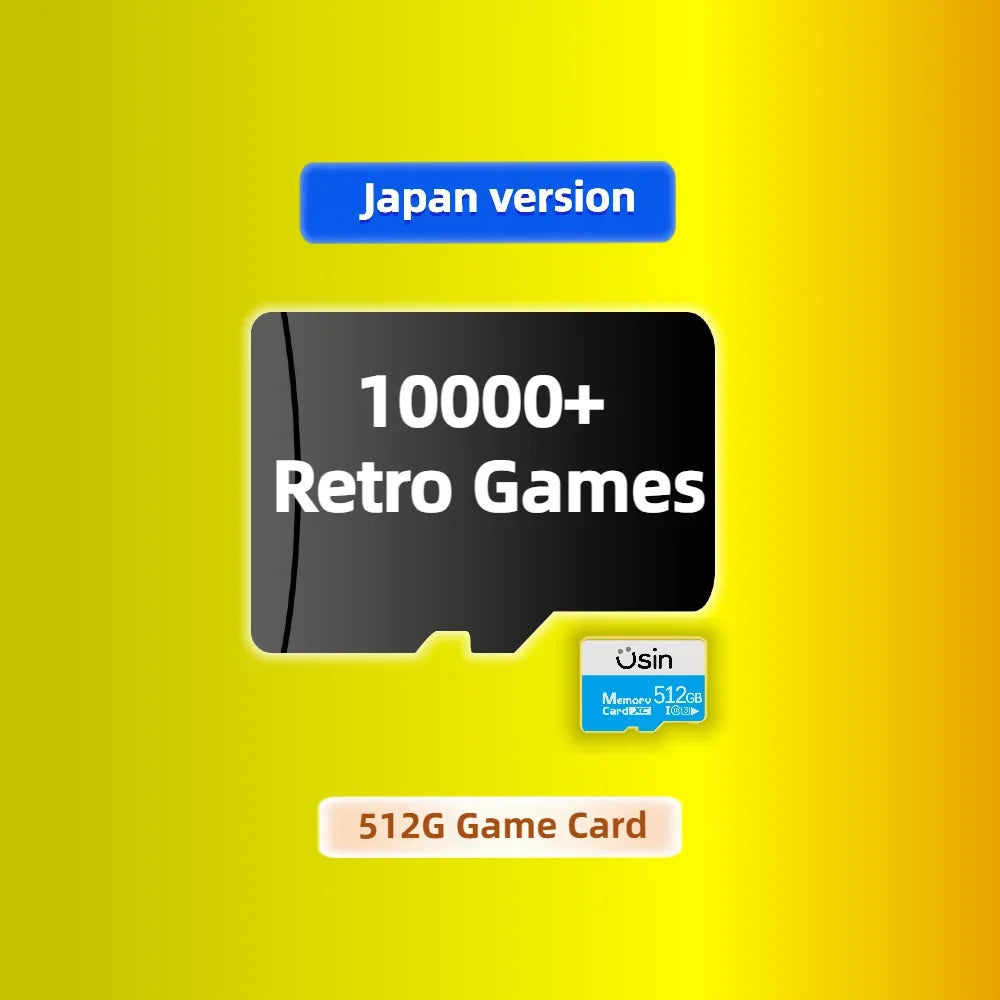 SD Card for Anbernic RG557, Wii U Wii DC SS 60+ Platform Games