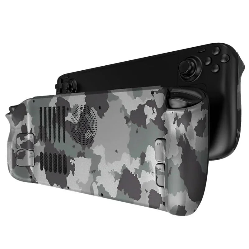 For SteamDeck Hard Shell Back Cover Transparent Cooling ABS+PC Case with Installation Kit Drop-proof Heat-dissipating Dust-proof