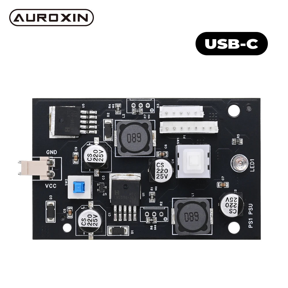 USB-C 12V3A Power Supply Board for PlayStation 1 Fat