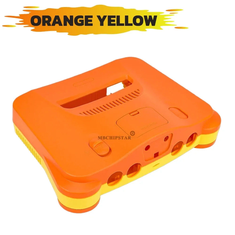 Translucent Clear Replacement Housing Shell 10 Optional Colors Fit All Region for N64 Classic Retro Video Game Console Case