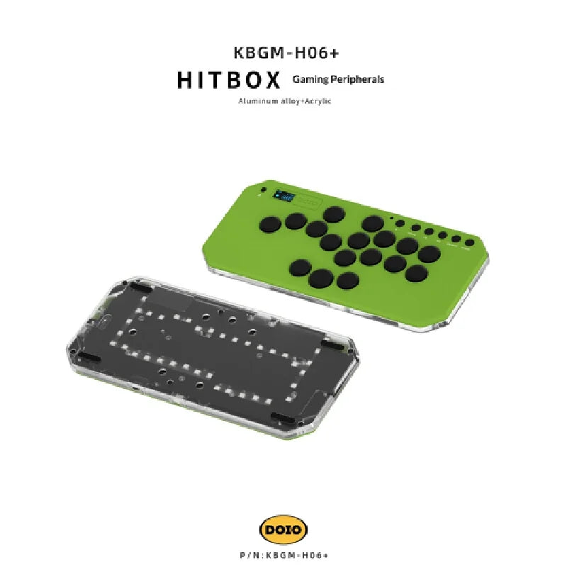 Ps5 Controller Accessories Doio Hitbox Wireless Aluminum Alloy Mechanical Switch Game Keypad Kbgm H06 Stickless Arcade Fighting