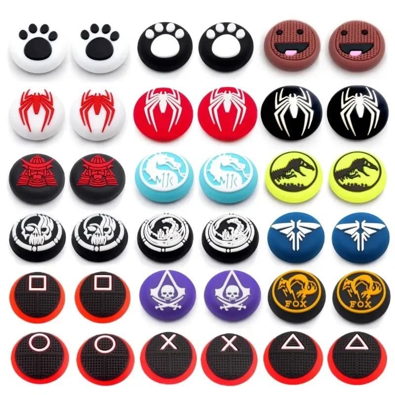 Silicone Thumb Grip Caps for PS5 PS4 Xbox Series X/S Controllers