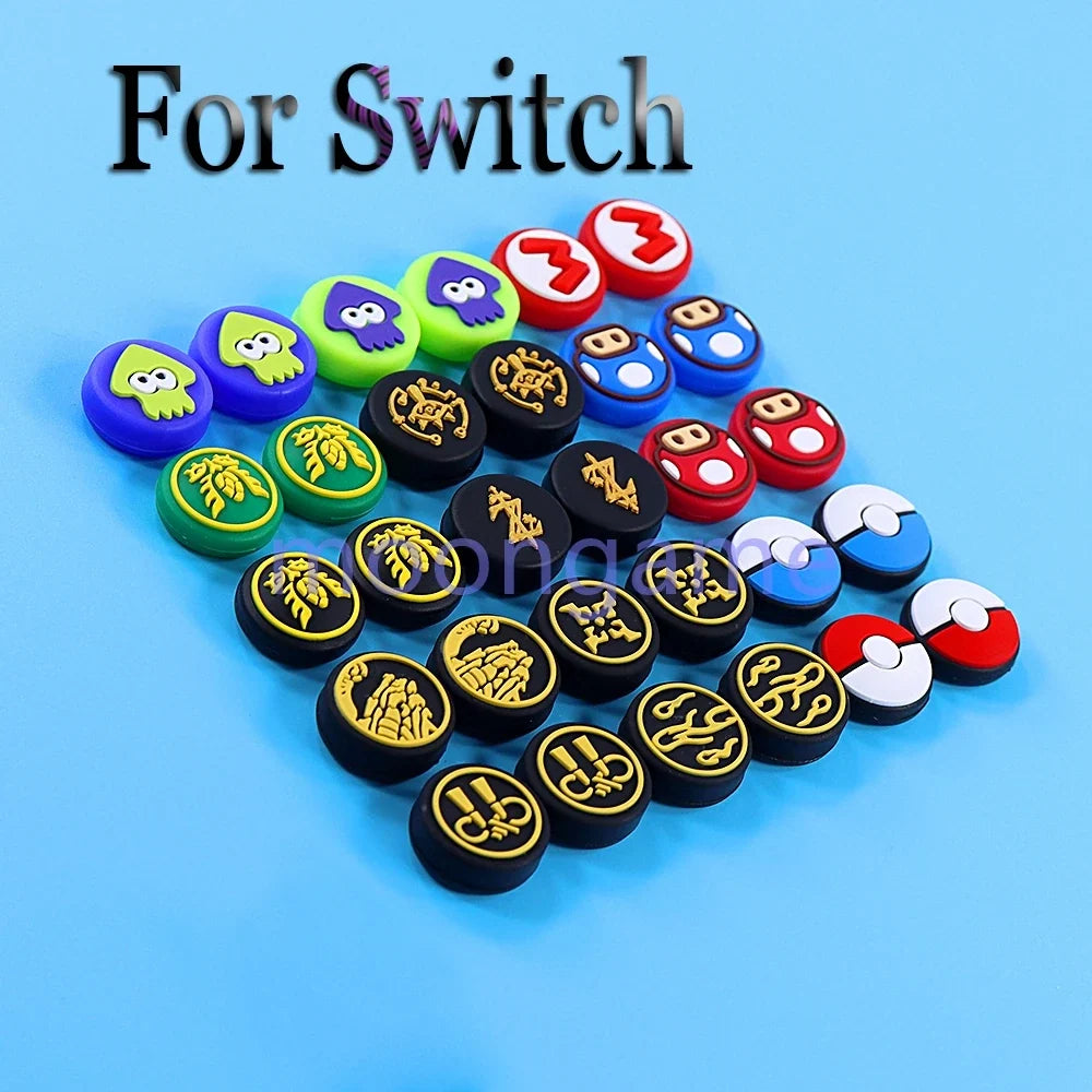 Grip Caps for Nintendo Switch, Silicone Thumb Stick Covers