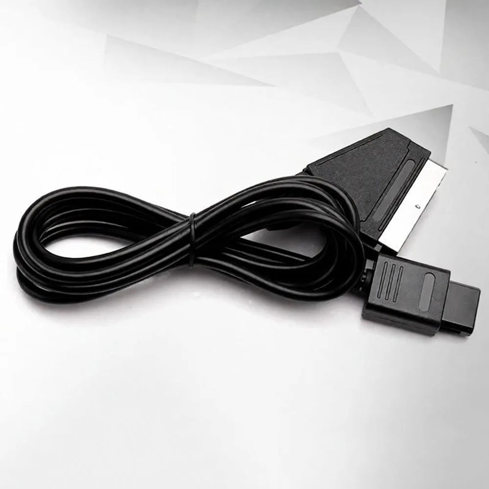 For N64 NGC SFC AV Cord For Nintendo Super Gamicom Gamecube Console Video Cable Extention Line 1.8m RGB Scart Cable