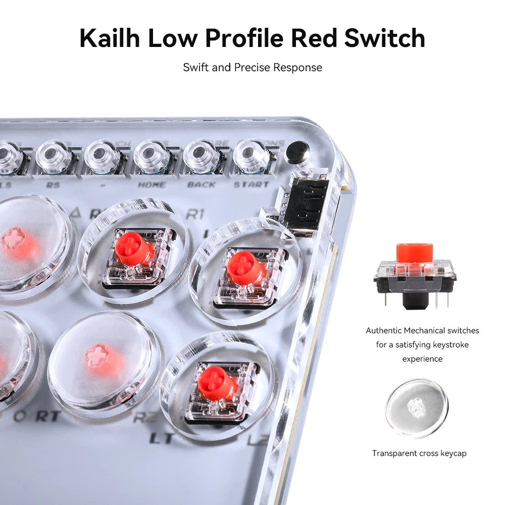 Haute42 S Series Mini Hitbox Controller for PC/PS4/PS3/Switch