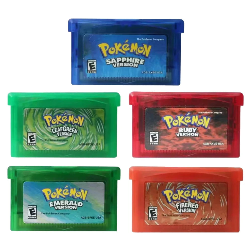 Pokémon GBA Reproduction Cartridge, 21 Fan-Made Game Styles