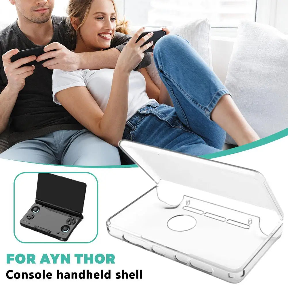 TPU Clear Protective Shell for AYN Thor Dual-Screen Flip Console