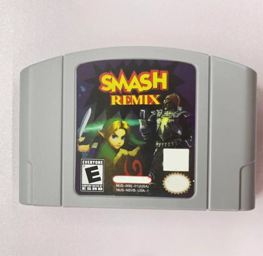 N64 USA NTSC Version 64 Bit Console Video Games Cartridge Smash REMIX V1.1.1 V1.5.1 1.4.1 Collection Gifts Toys