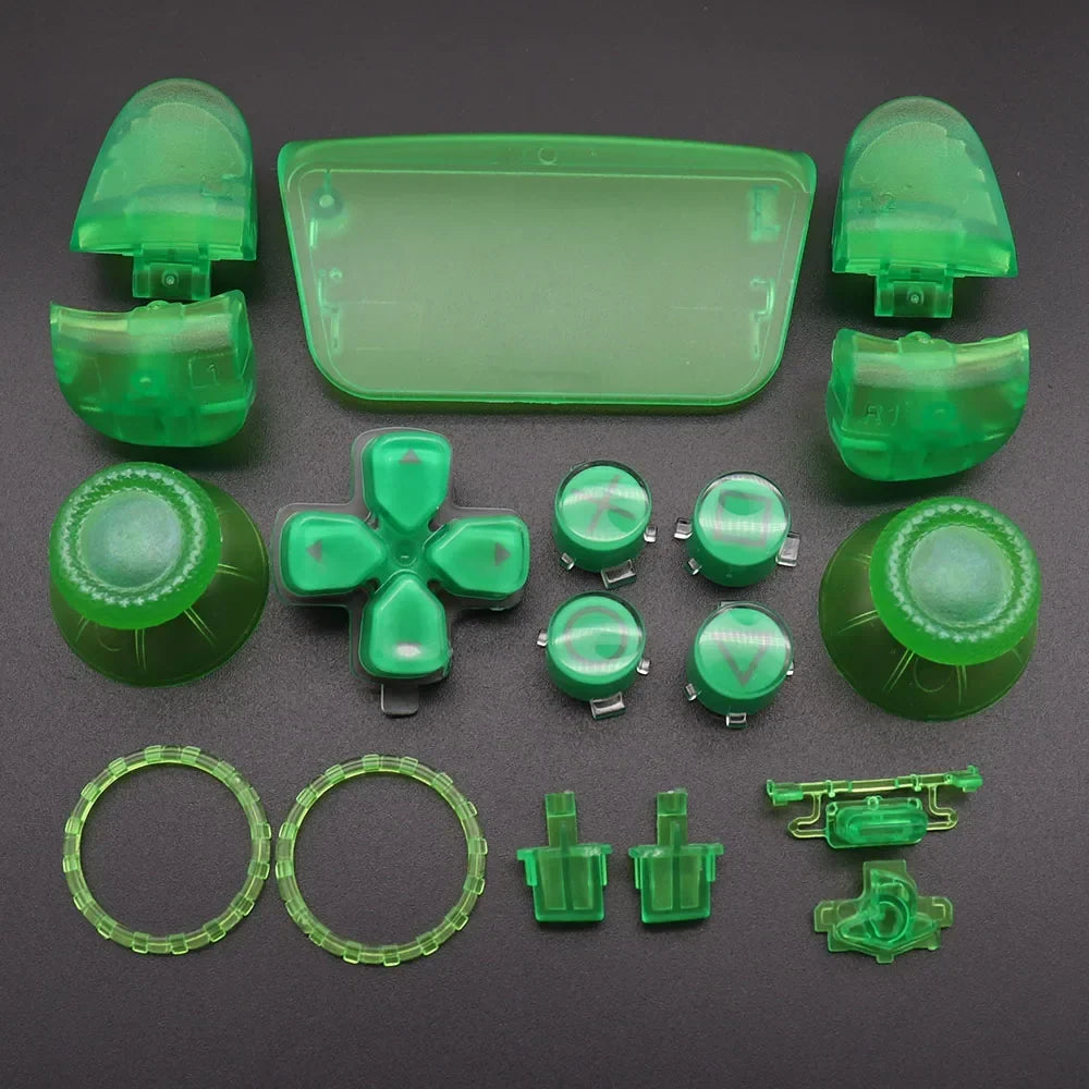Replacement Buttons Set D-Pad L1 R1 L2 R2 Trigger Button Key Accent Ring For PS5 V3 3.0 BDM-030 Controller