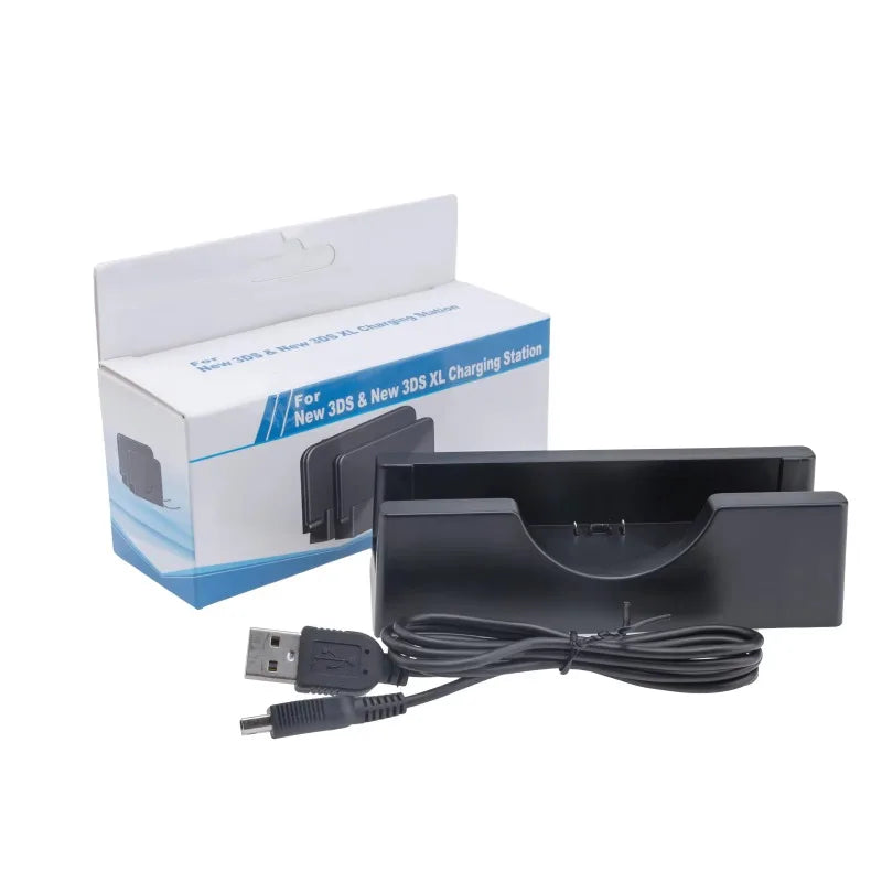New 3DS LL Charging Stand for Nintendo 3DS XL with USB Cable