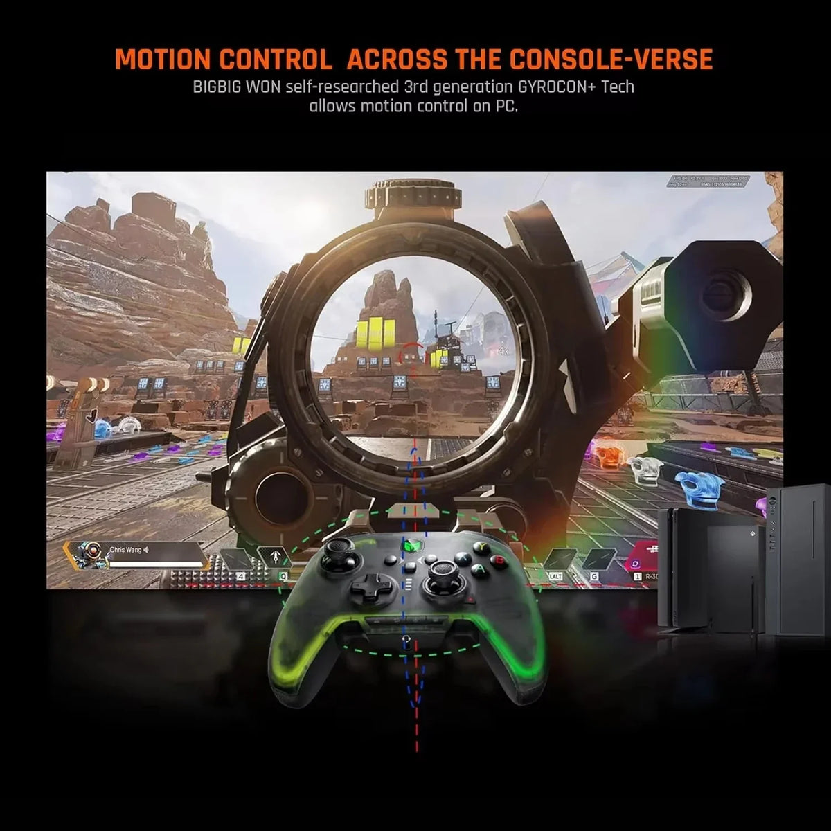 BIGBIG WON Rainbow 2 Pro Wireless Controller Hall Trigger PC