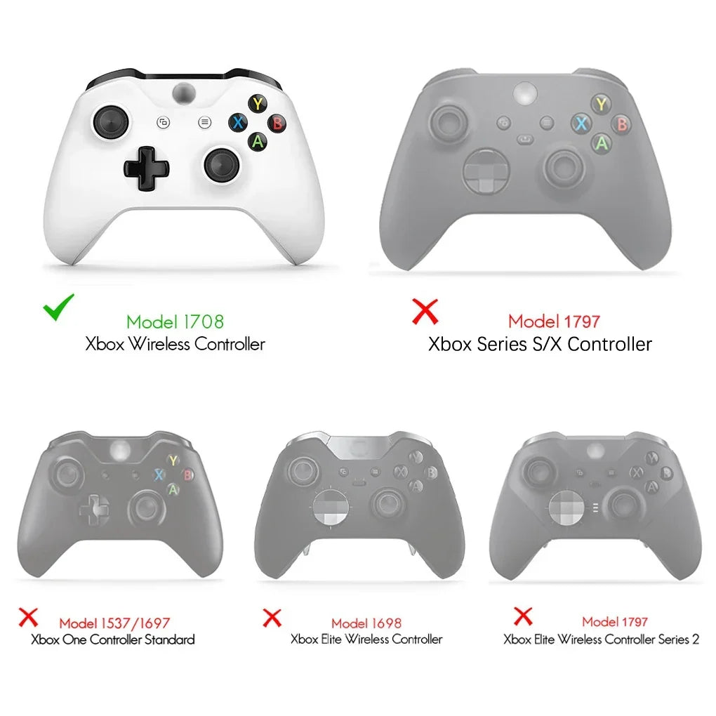 CoolerAge For Xbox One Slim Controller Limited Edition Soft Touch Custom Bottom Shell Back Panels Case Cover Gamepad Replacement
