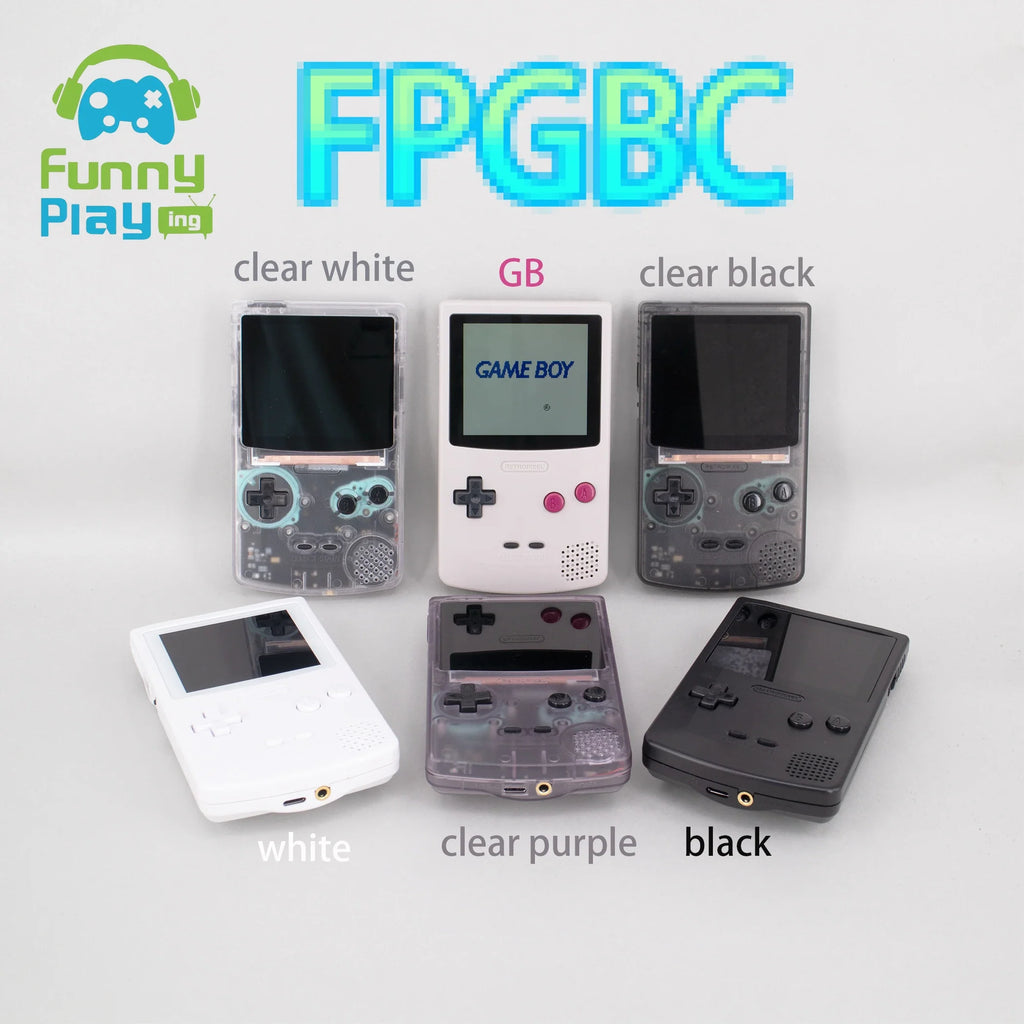 FPGBC Handheld Console, Real Hardware GBC Game Console Clone