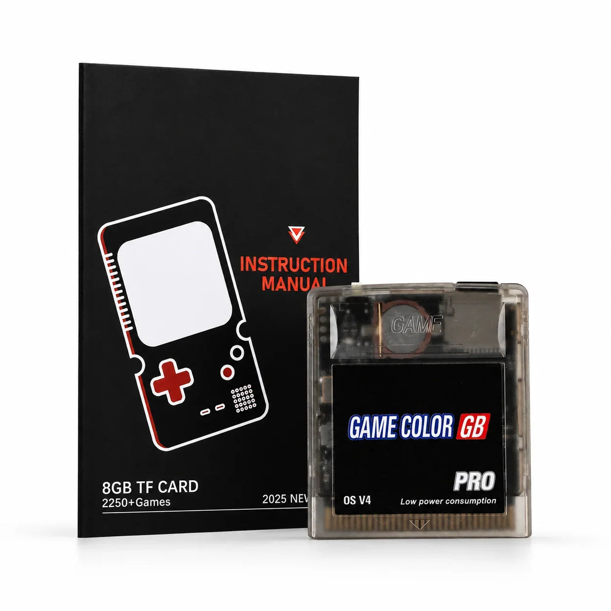 GB GBC Flash Cartridge Compatible with Game Boy Game Boy Color and Game Boy Advance 8GB Micro SD Card Menu Return Button