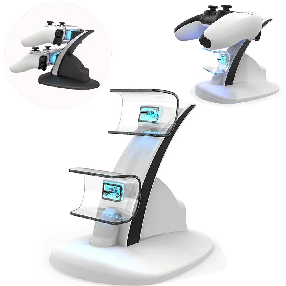 Dual Controller Charging Dock for PS5, Fast Charging Stand