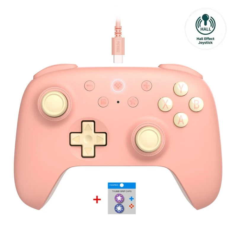 8BitDo Ultimate 2C Wired Controller, Hall Effect, PC & Android