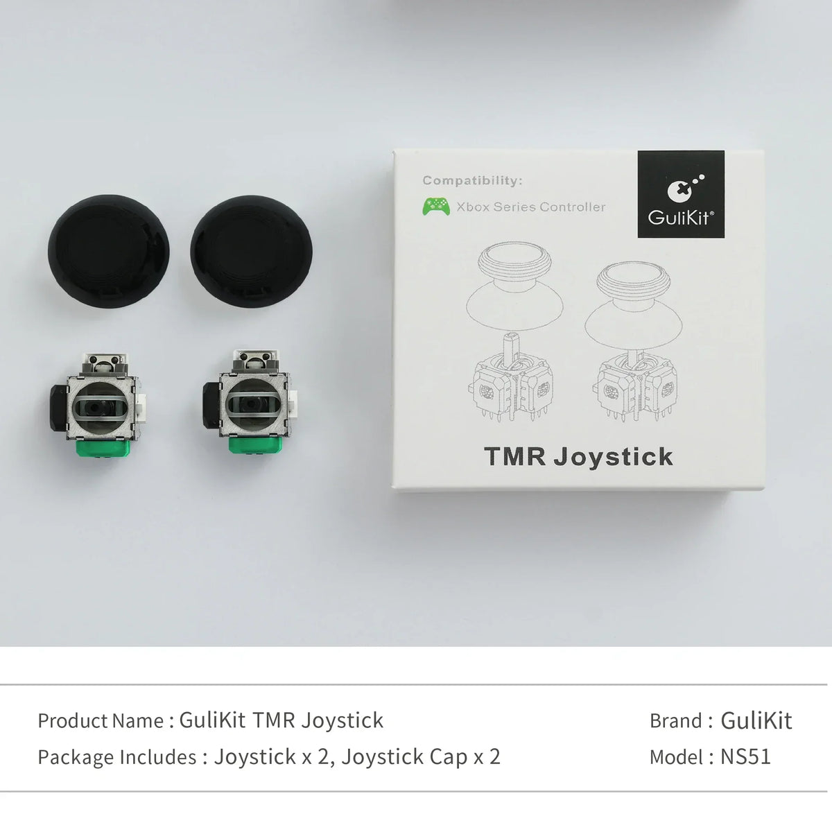 GuliKit TMR Anti-Drift Joystick for PS4 PS5 Xbox Series