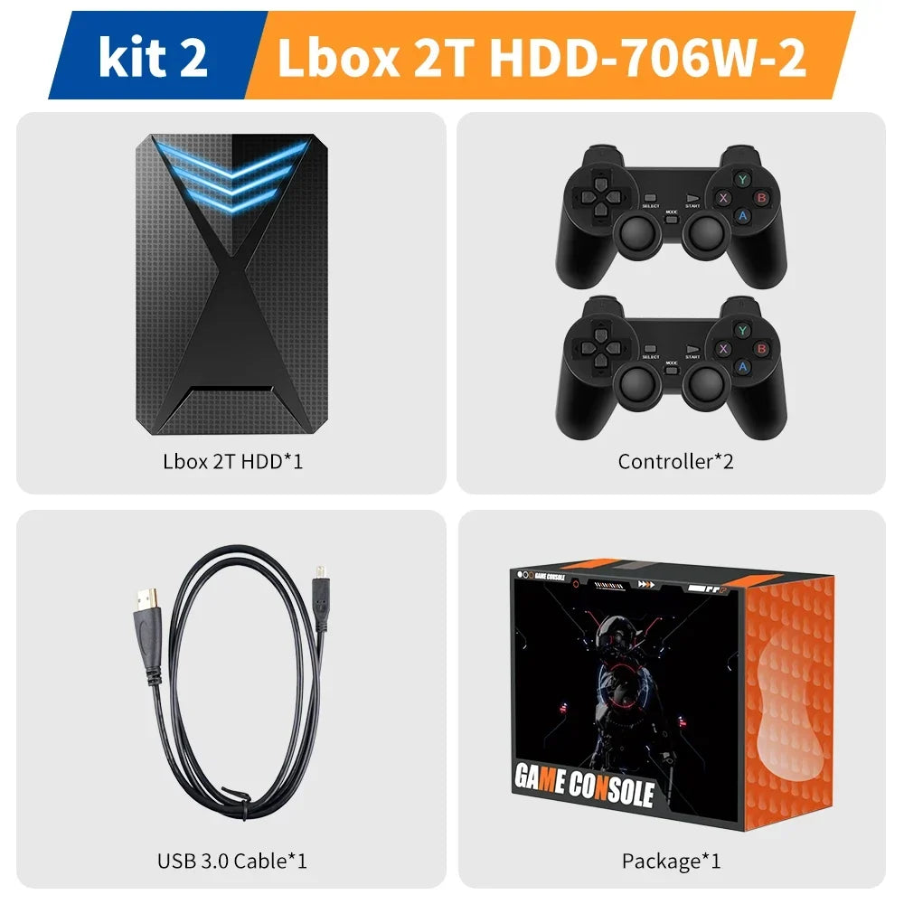 2TB Launchbox HDD for PC, 4200+ Games, PS4/PS3 Emulators