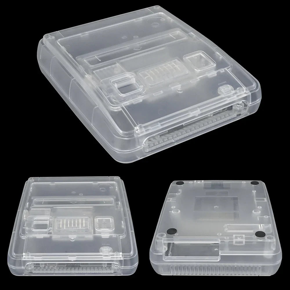 SNES SFC Transparent Replacement Shell with Screwdriver Kit