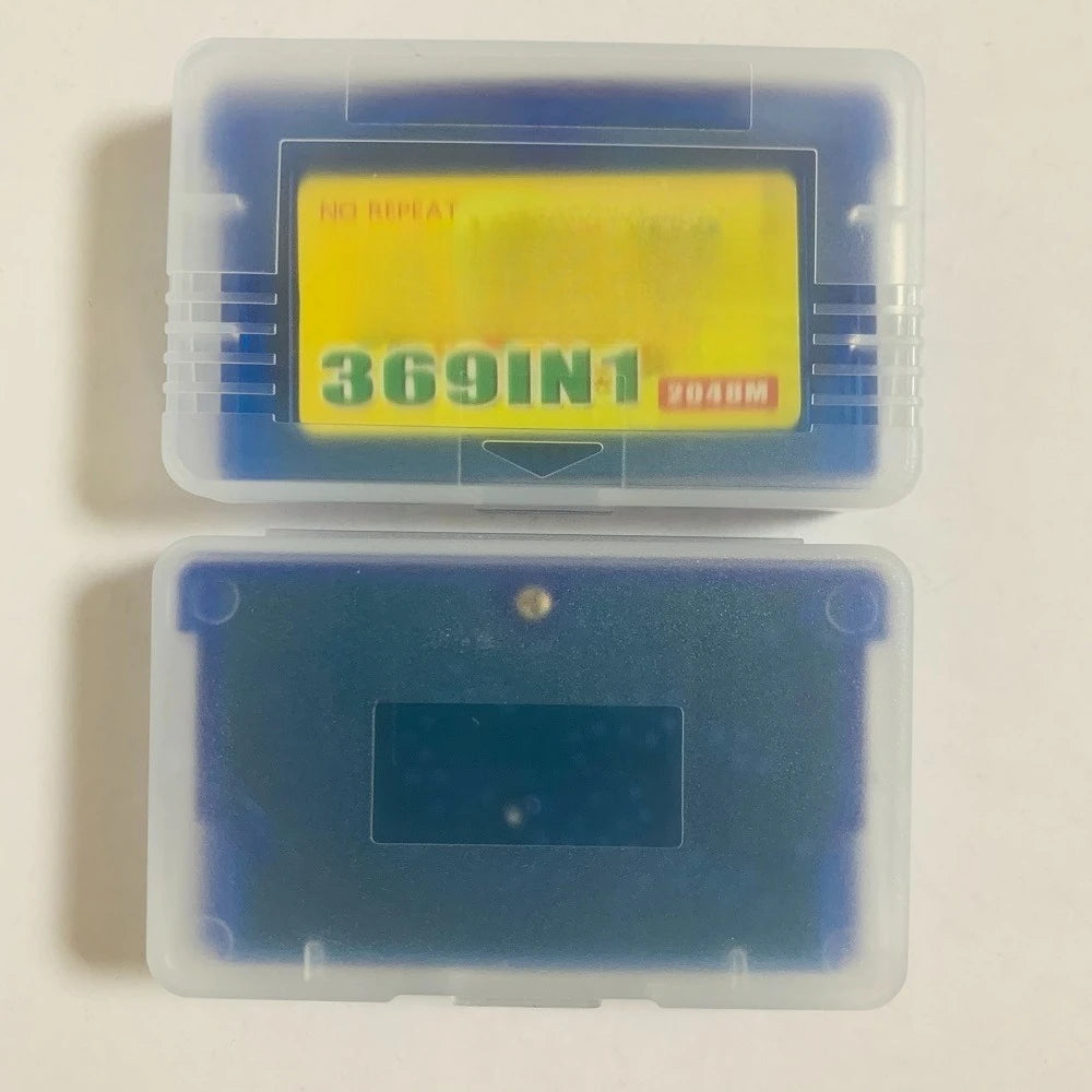 369 in 1 GBA Game Cartridge 32-Bit Retro Game Combo Card English Software Holiday Gift for Kids