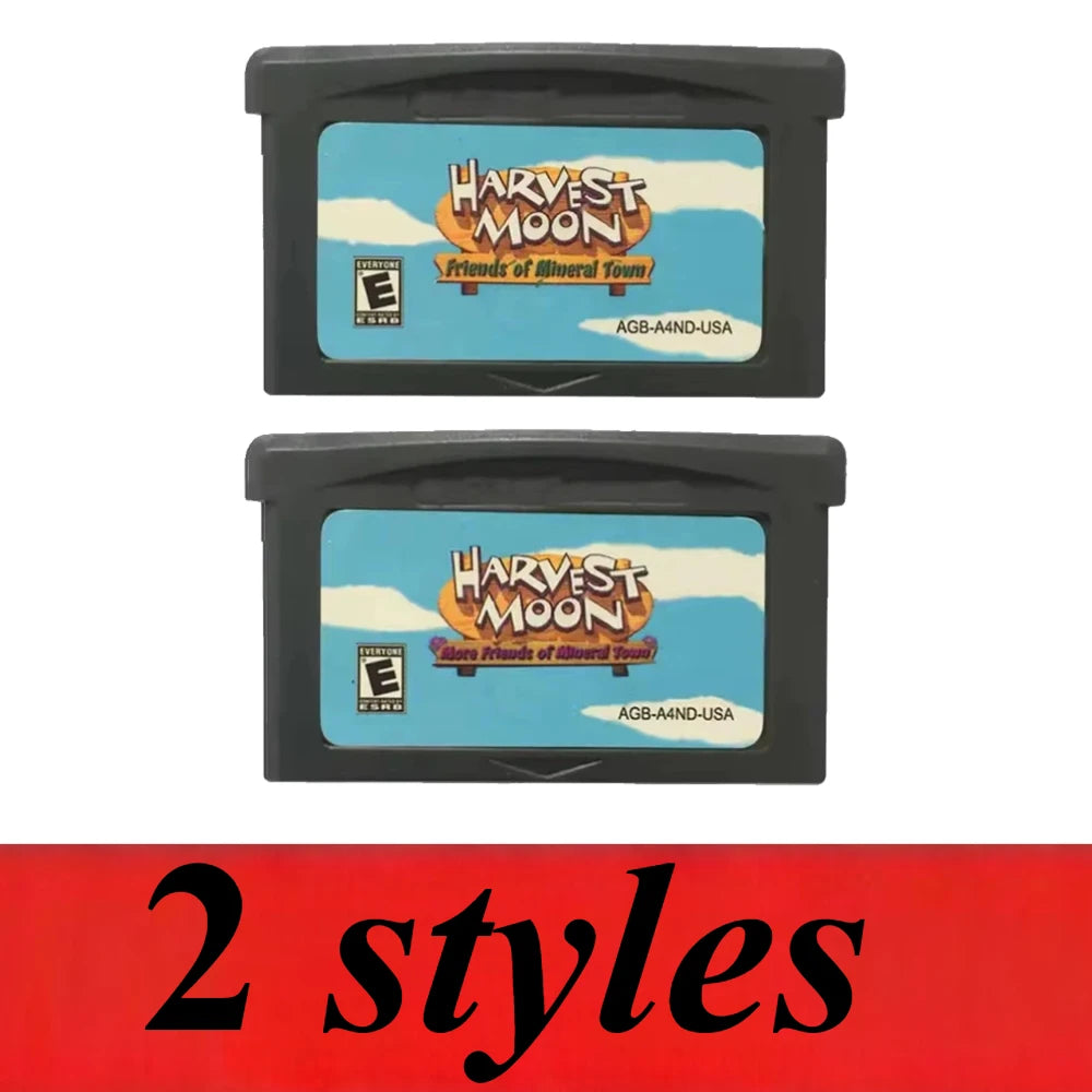 Harvest Moon GBA Cartridge, Friends of Mineral Town Games