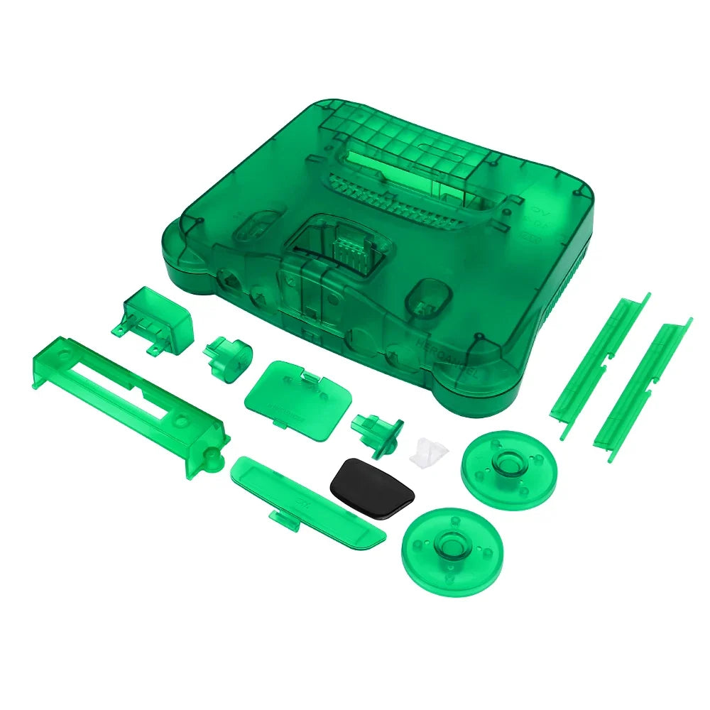 N64 Replacement Housing Shell for Nintendo 64, Transparent Case