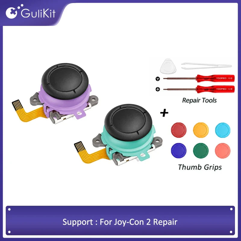 GuliKit TMR Joystick for JoyCon 2 No Drifting Stick for Nintendo Switch 2 Model Game Console Repair Replacement