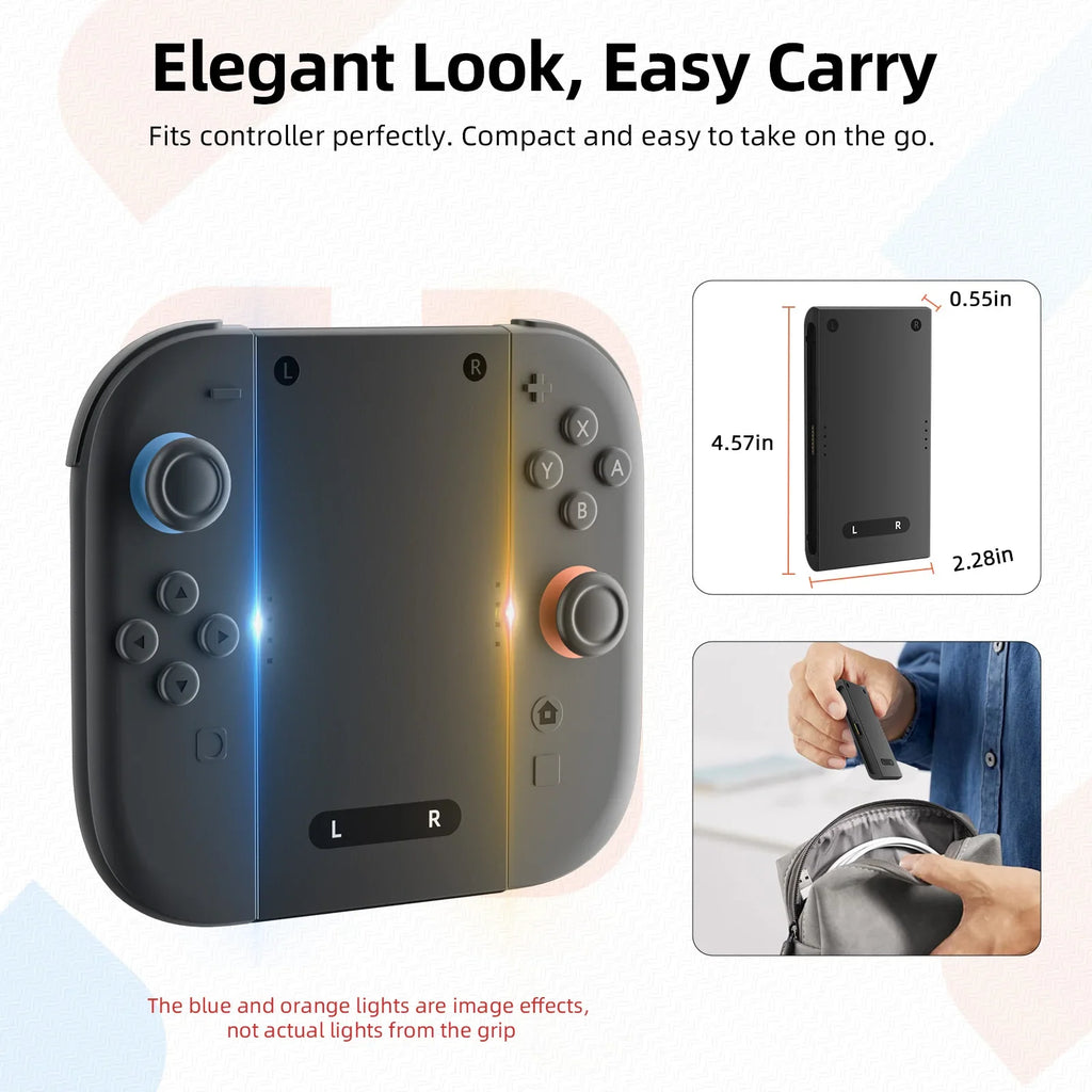 Aolion For Switch 2/1 Joy-con Charging Grip Bracket Handle Gaming Controller Grip Dual Charging Holder For Switch 2 Accessories