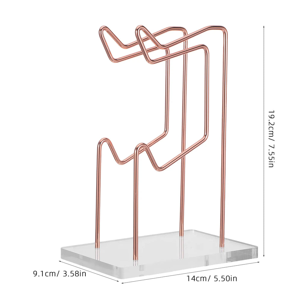 Clear Acrylic Game Controller Stand with Headset Holder