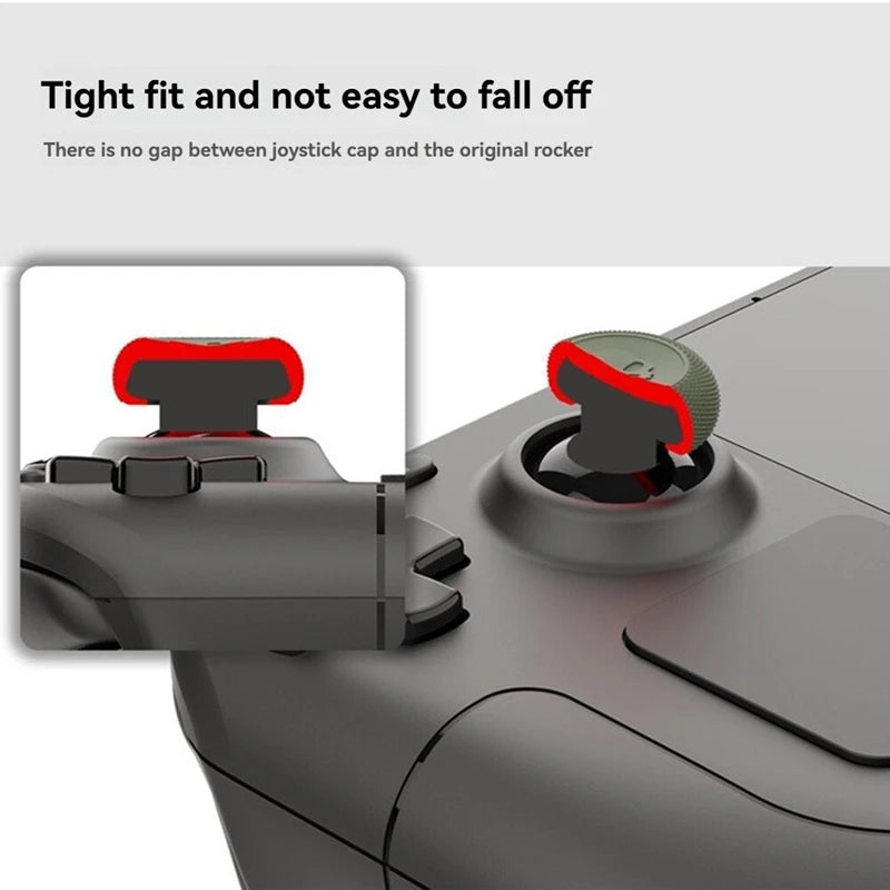 For Skull & Co. Convex Thumb Grips Set For Steam Deck/OLED/ROG Ally/X-4Pcs Analog Stick Caps,Enhanced Gaming Precision
