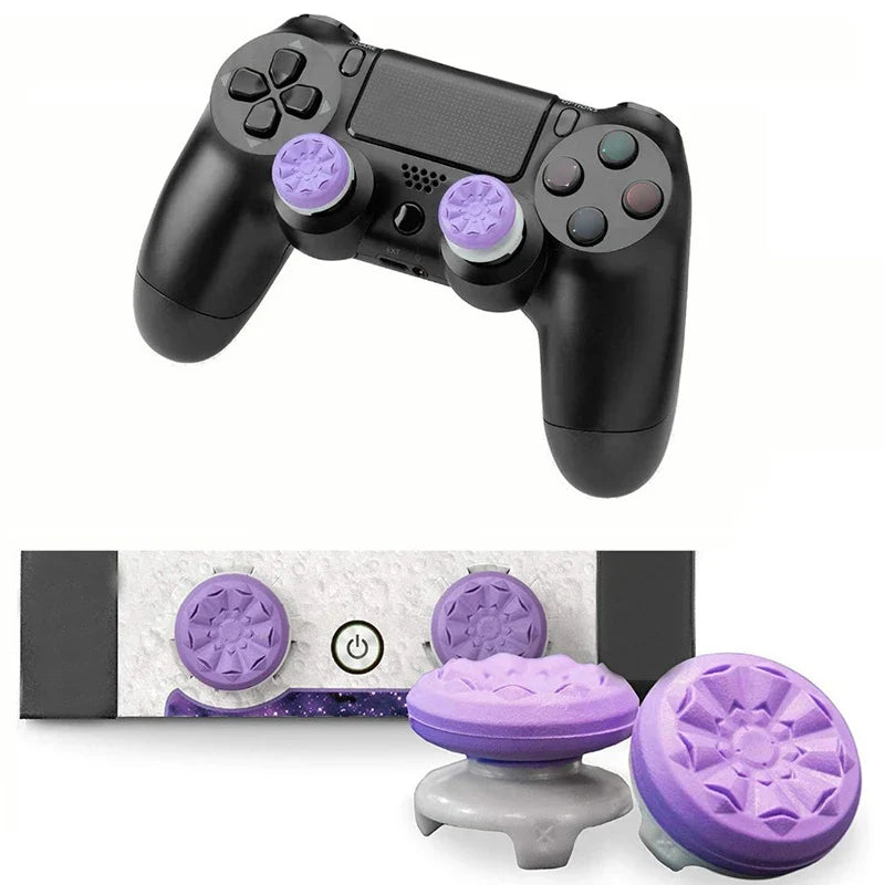 Silicone Thumb Grips for PS4 PS5 Controller, 2pcs Extender Caps