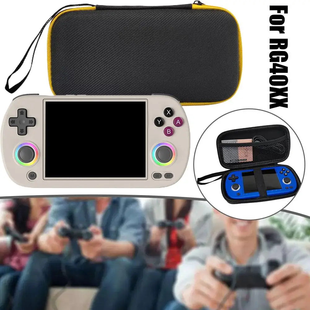 Portable Black Case For ANBERNIC RG405M RG40XX H Series Game Consoles Shockproof Travel Protective Case Y1E9