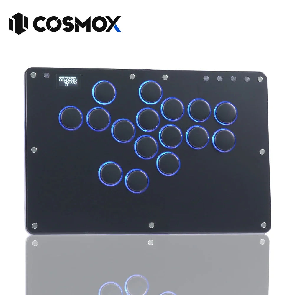 Haute42- COSMOX Anniversary Fighting Gaming Joystick Arcade Leverless Controller For PC/ PS4/PS5 XBOX Switch Hitbox Stick