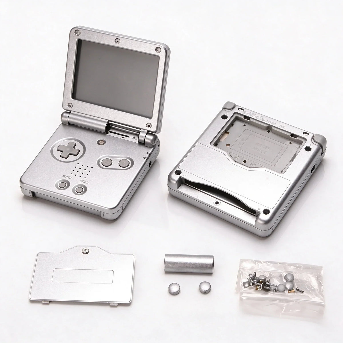 GBA SP Replacement Housing Shell, Solid & Clear Colors, DIY
