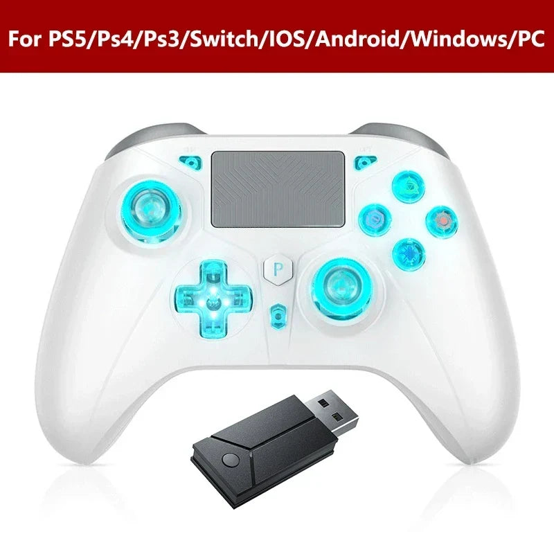 Wireless Controller for PS5 with Dual Motor, Touchpad, Turbo