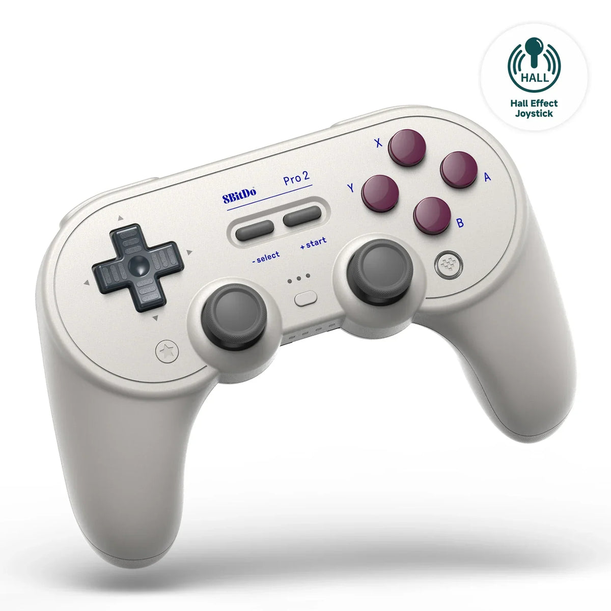 8BitDo Pro 2 Bluetooth Gamepad with Hall for Switch, PC, Android