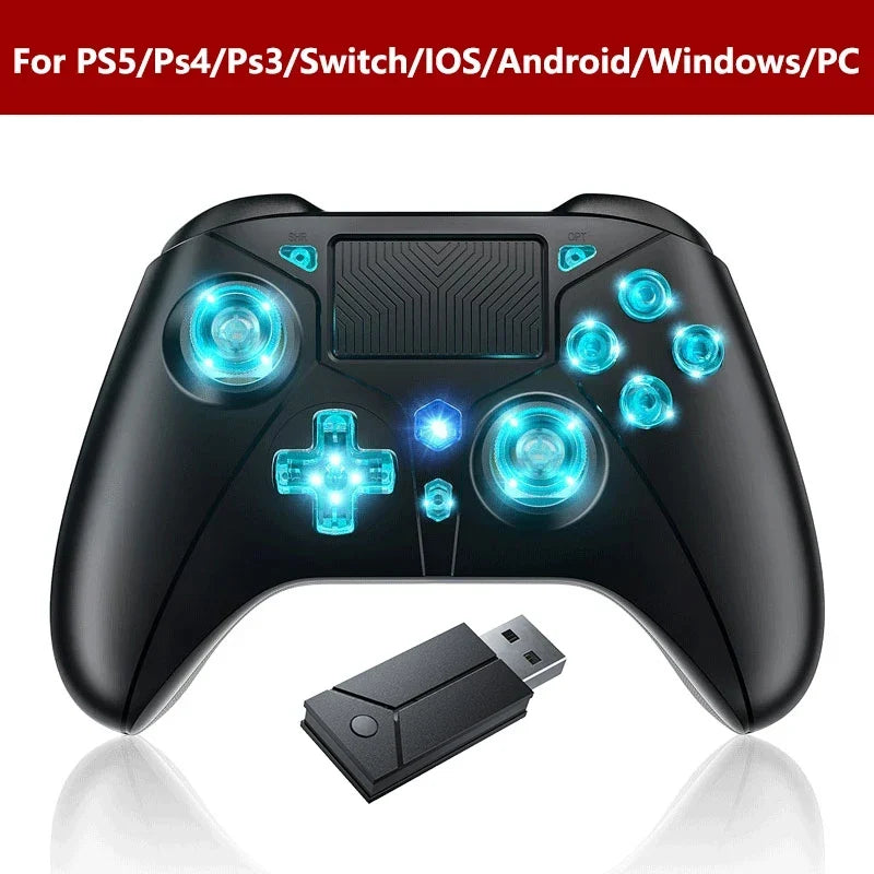 Bonacell PS5 Wireless Controller with Turbo & Macro Programming