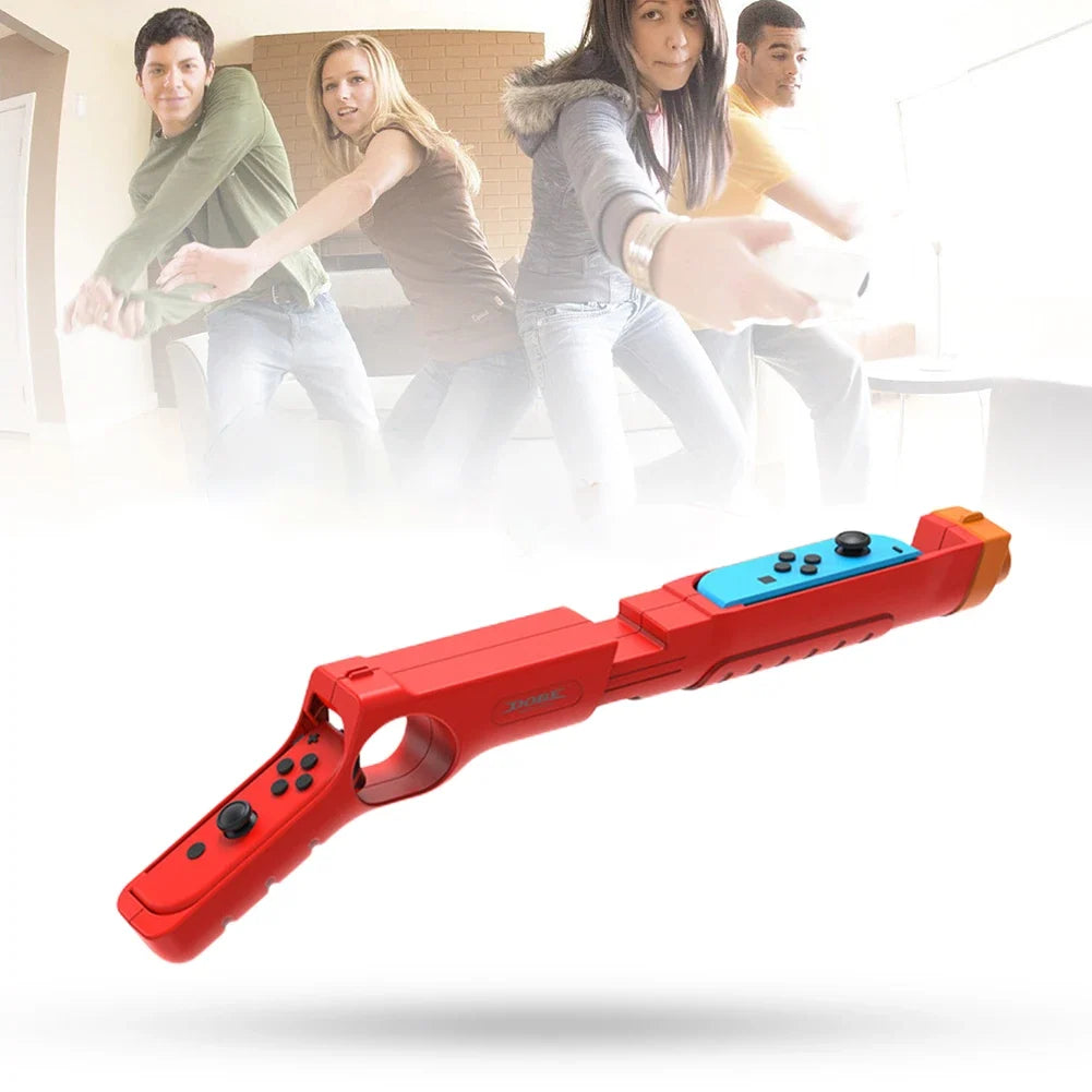 Switch OLED Controller Hand Grip Holder, ABS Red or Blue